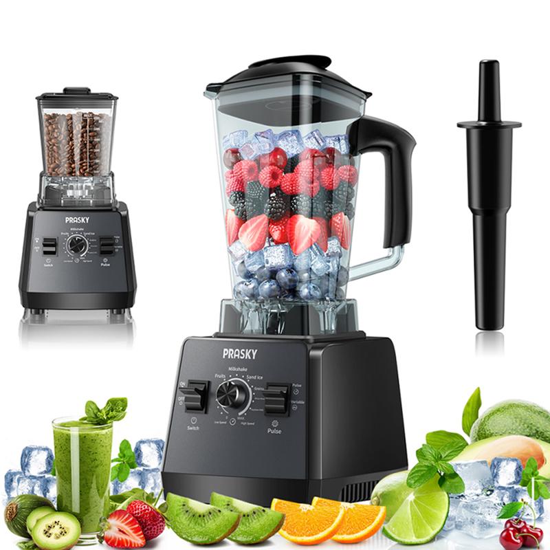 Professional Blender Kitchen for Blender 68oz BPA Free 2 Containers Countertop Blenders Ice Crushing&Max.2400Watts/1000Watts Blender and Grinder Combo 25000RPM , Smoothies/Juice/Nuts BUTTER/Food Processor/Kitchen Appliances /SMARTLIVING