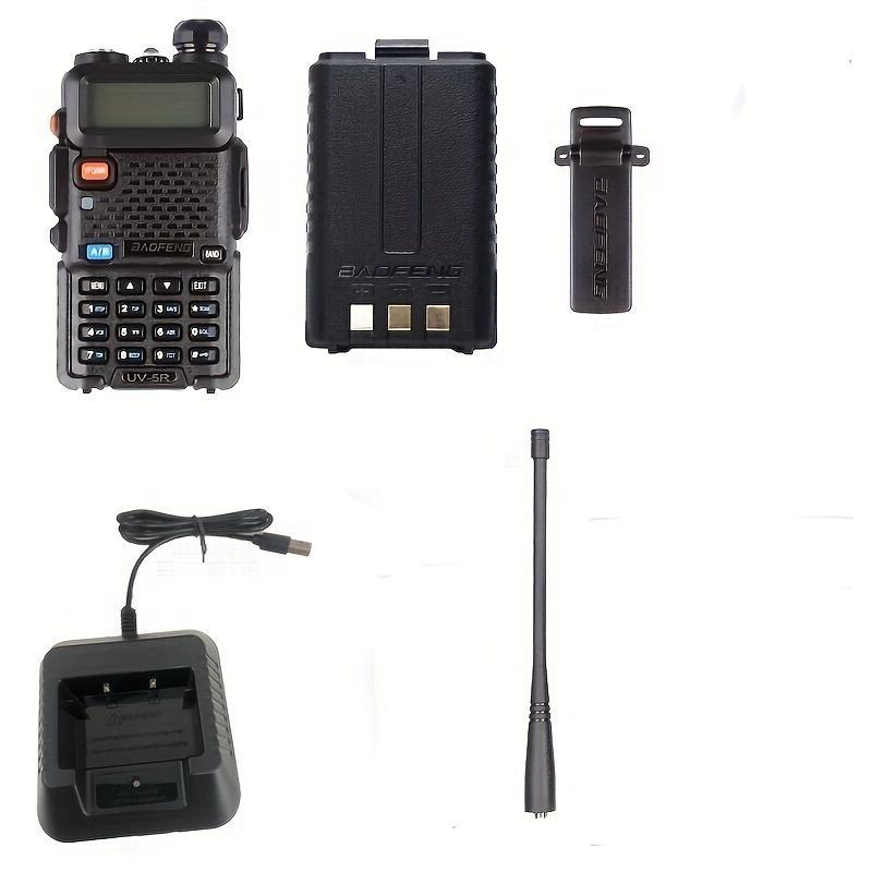 UV-5R Dual Band Two Way Ham Radio Transceiver, Long Range Supports CHIRP Portable Handheld Walkie Talkie