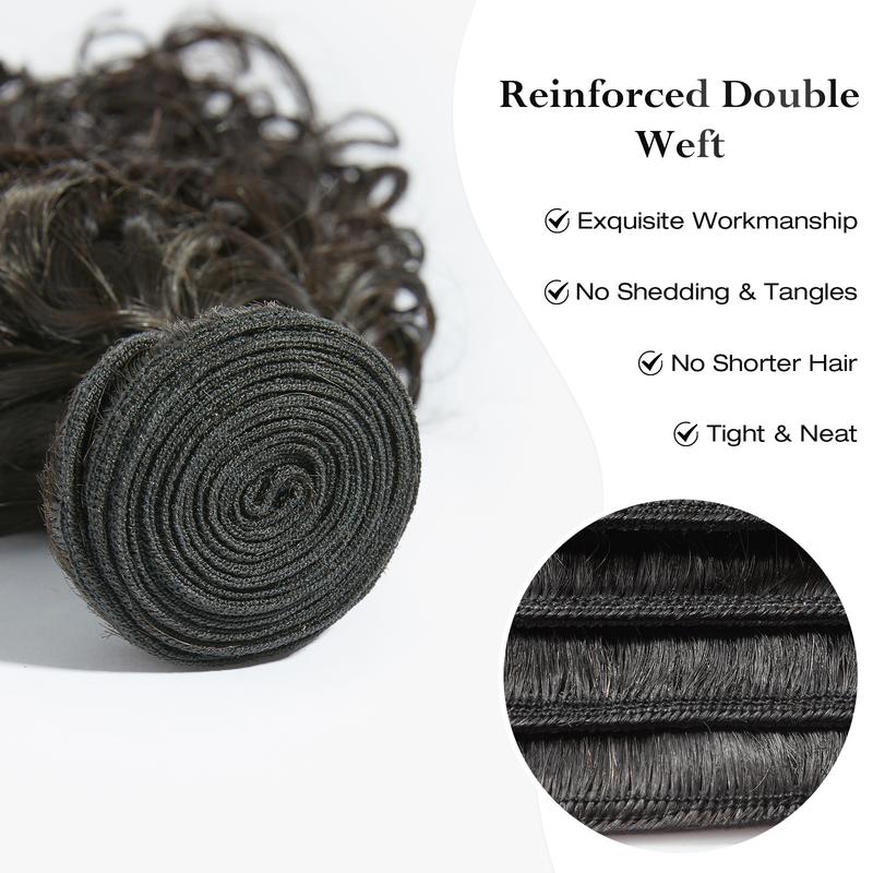 Ashine Vacation Hair 10A Brazilian Virgin 100% Human Hair Deep Wave Deep Curly Bundles Sew In Quick Weave Ponytail Closure Extensions One-directional Cuticles-sleek, Tangle-resistant, and Re-wearable 12-30 Inches Afro Kinky Bulk