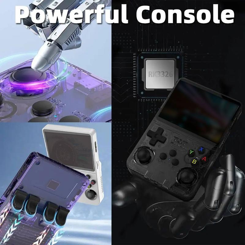 Video Handheld Game Console Linux System 3.5 in IPS Screen Built in 3000mAH Battery 64G TF Card Preinstalled Gamess for Christmas, Thanksgiving, Holiday Gift