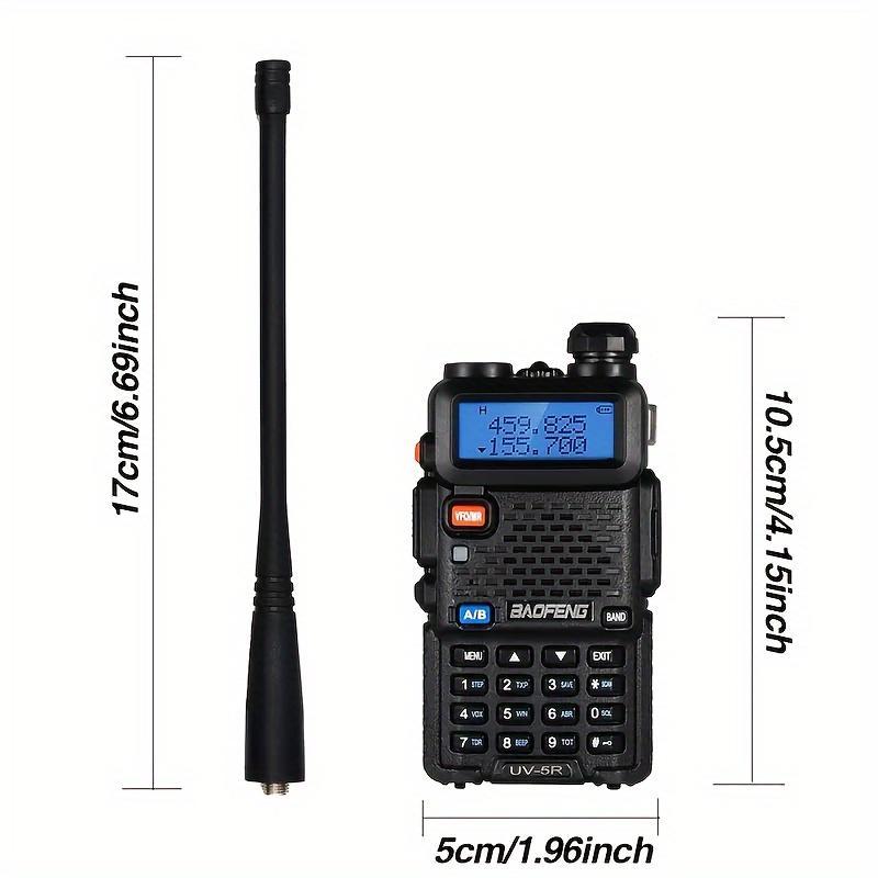 UV-5R Dual Band Two Way Ham Radio Transceiver, Long Range Supports CHIRP Portable Handheld Walkie Talkie