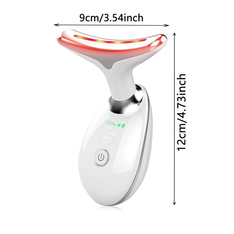 Facial Beauty Instrument: 3-in-1 Neck Massager for Face, Neck & Leg – Fun Touch for Daily Relaxation